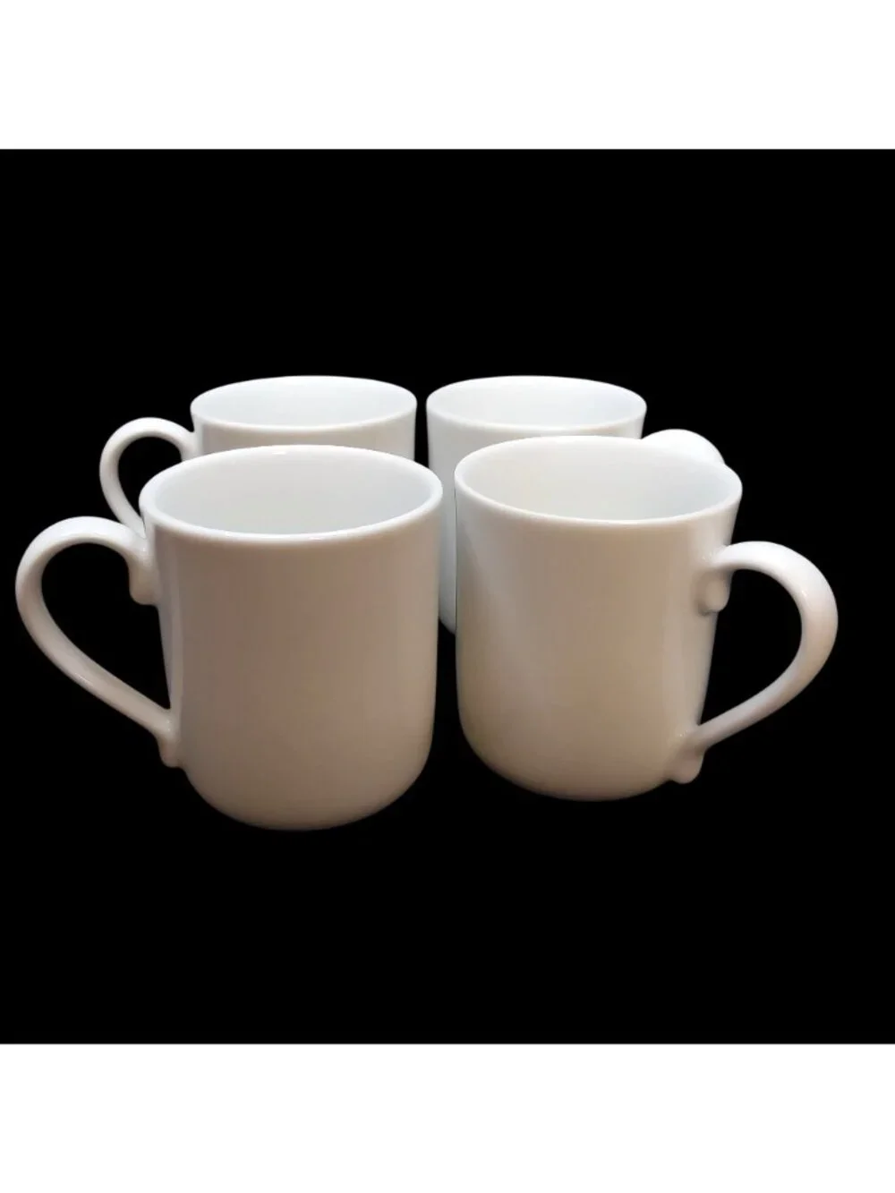 Royal Doulton Latitude White Porcelain Coffee Mugs Set Of 4